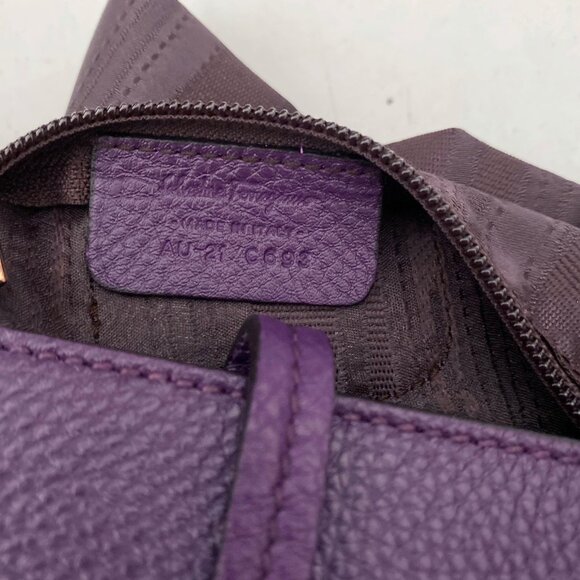 Salvatore Ferragamo Gina Mirtillo Leather Tote Bag - Picture 4 of 11